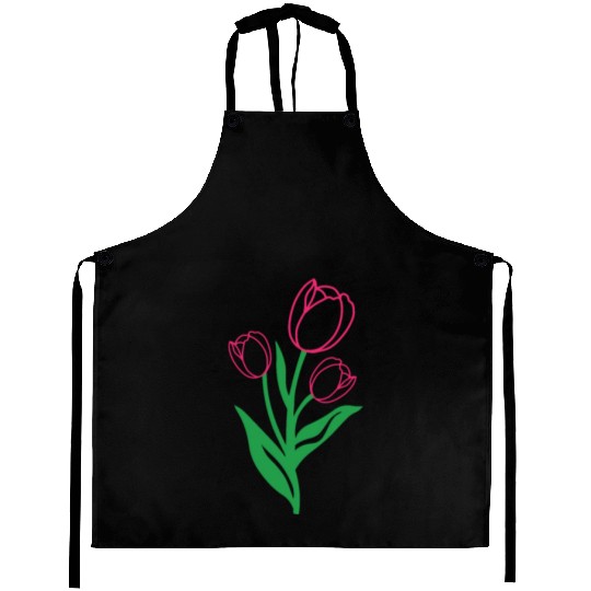 Tulip Gardening Colourful Aprons