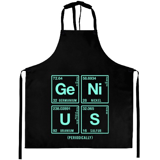 GENIUS in elements of the periodic table Aprons