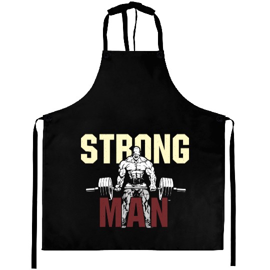 Strong Man Workout & Gym Aprons