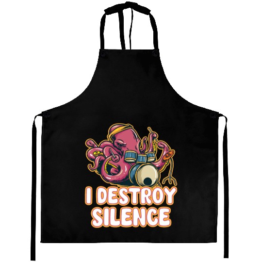 Drummer Drums Music Drum Set Drumming Aprons