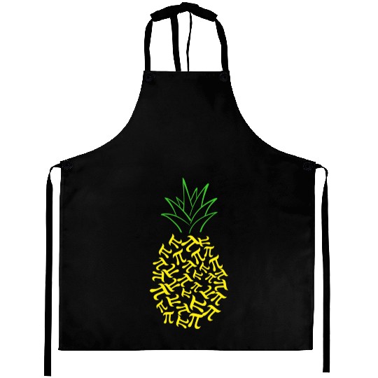 Pi Day Pineapple Math Lover Teacher 3.14 Symbol Aprons