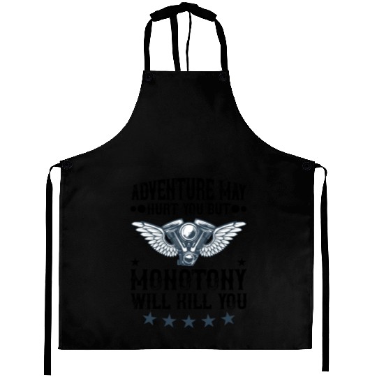 Adventure may hurt you Aprons