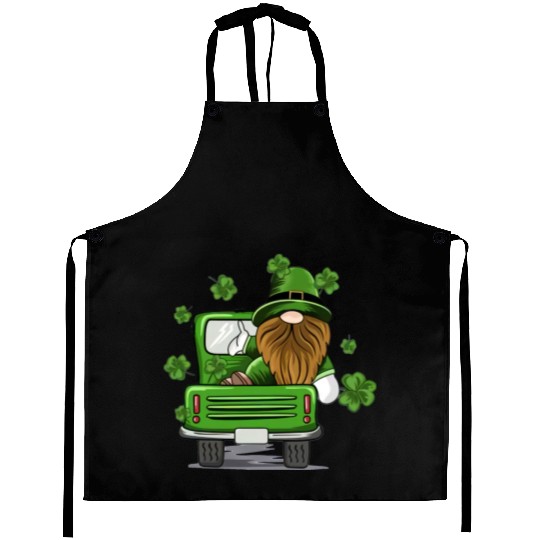 Principal Crew Gnomies Truck St Patrick Teacher Aprons
