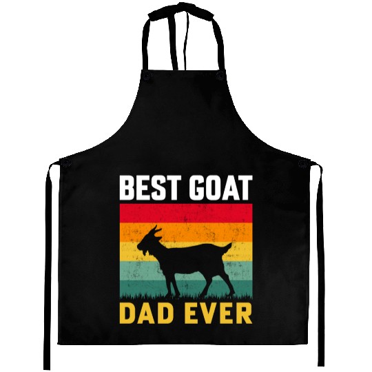 Best Goat Dad Ever Aprons