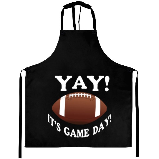 Yay! It's Game Day! Aprons