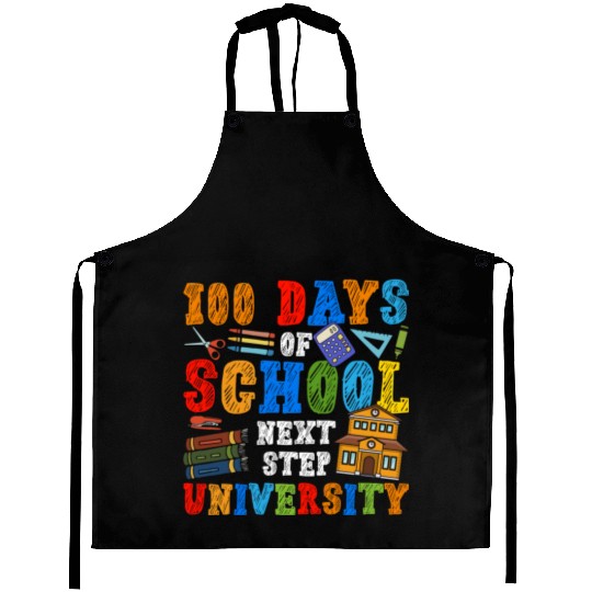 100 Days of School - Next Step University Aprons