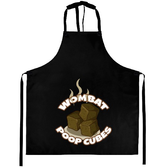 Wombat Poop Cubes Aprons