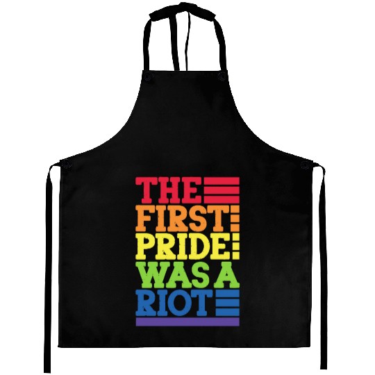 The First Pride Was A Riot, LGBT Rainbow Aprons
