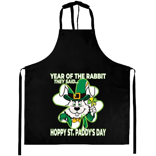 Year of the Rabbit - St. Paddy's Day Aprons
