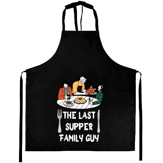 the last supper family guy Aprons