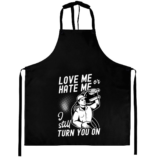 Funny Electrical Lineman Saying Thank A Lineman Aprons
