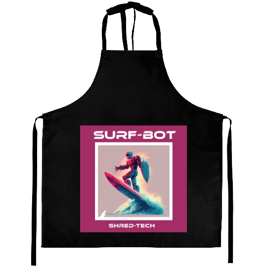 Duotone Robot Surfer Aprons