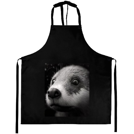Fashionable Otter Design Cool Sea Otter With Blue Aprons
