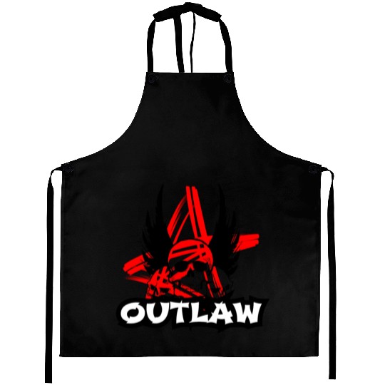 Skull - Bad Ass - Outlaw Aprons