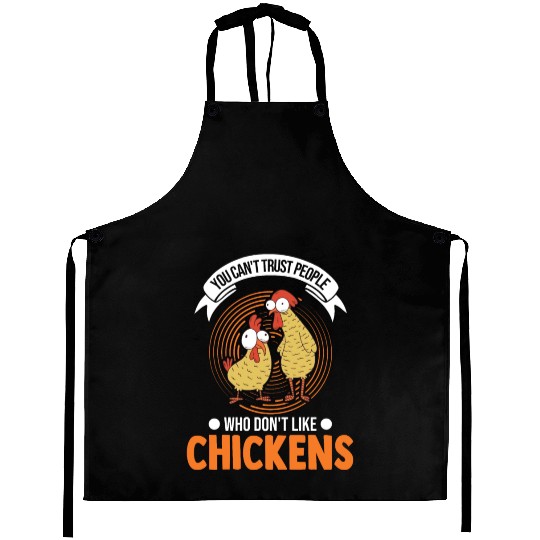 Chickens Chicken Farm Farmer Aprons