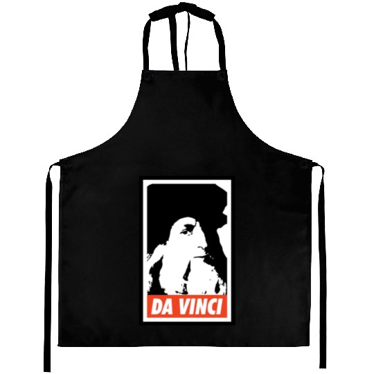Leonardo Da Vinci Aprons