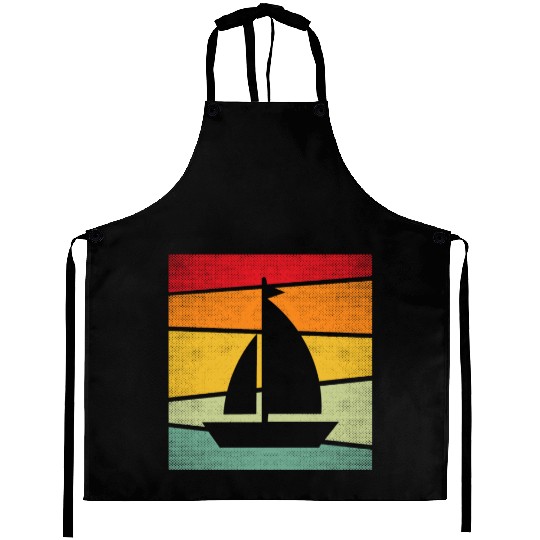 sailing retro Aprons