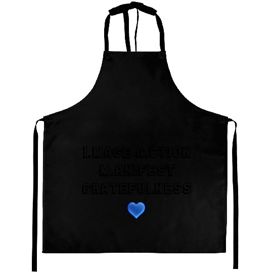 I.mage A.ction M.anifest - Black #2 Aprons
