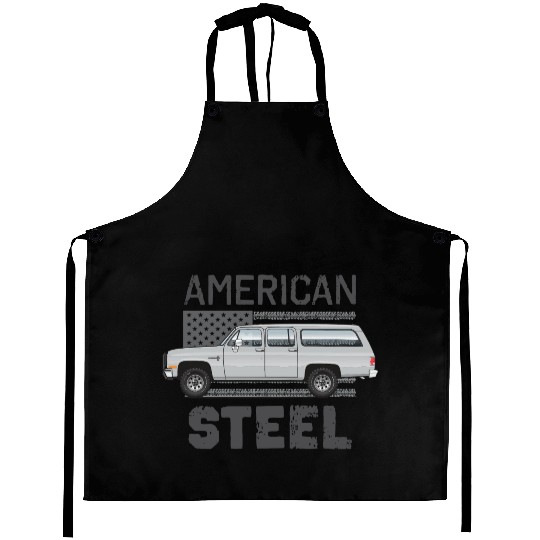 american Light Silver Aprons
