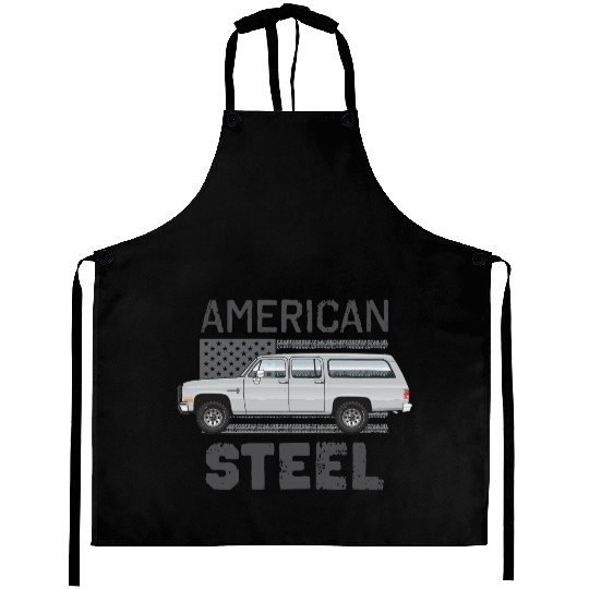 american Light Silver Aprons