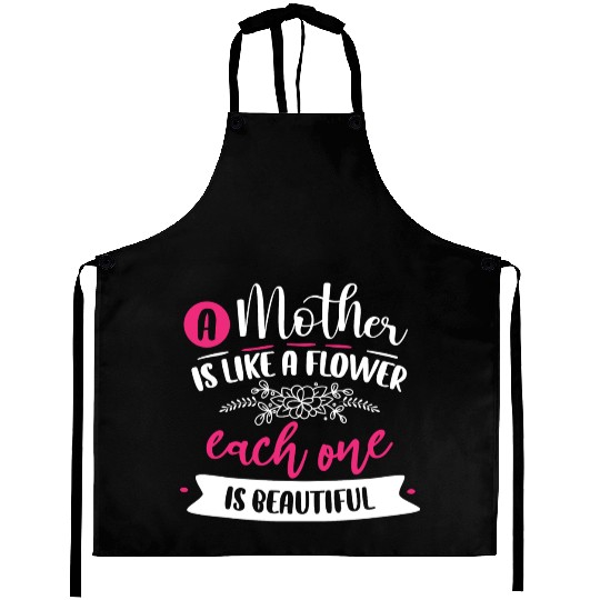 World Best Mom, Mother's Day, Mom Is The Best Aprons
