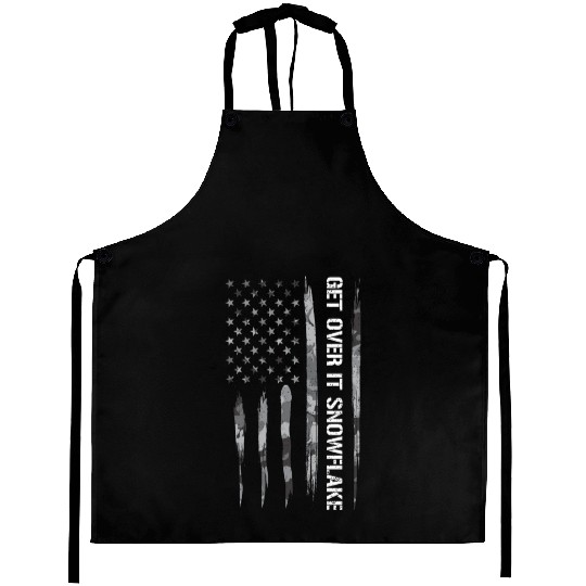 Get Over It Snowflake Aprons
