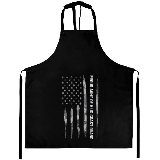 Proud Aunt Of A Us Coast Guard Aprons