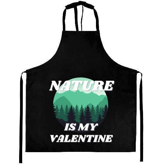 Nature Is My Valentine 2 Aprons