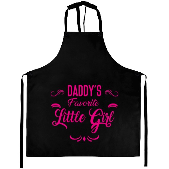 Daddy's Favorite Little girl Aprons