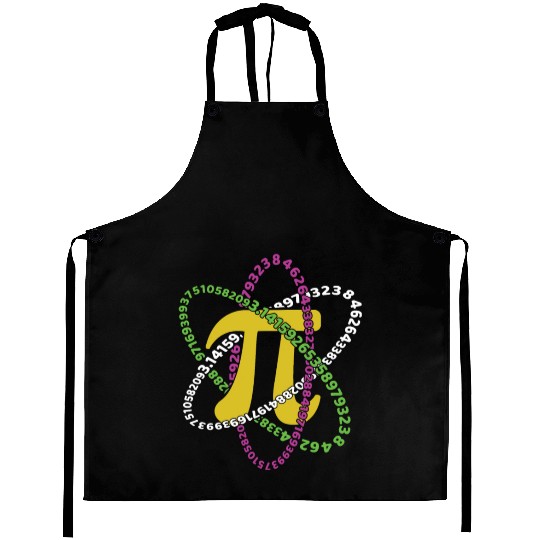 Pi Orbit Math Holiday Mathematics Pi Day Aprons