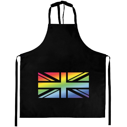 Union Jack / Rainbow Flag (Great Britain / UK) Aprons