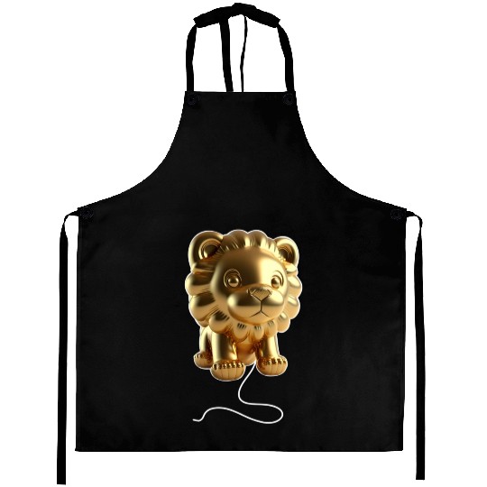 Lion Gold Balloon Aprons