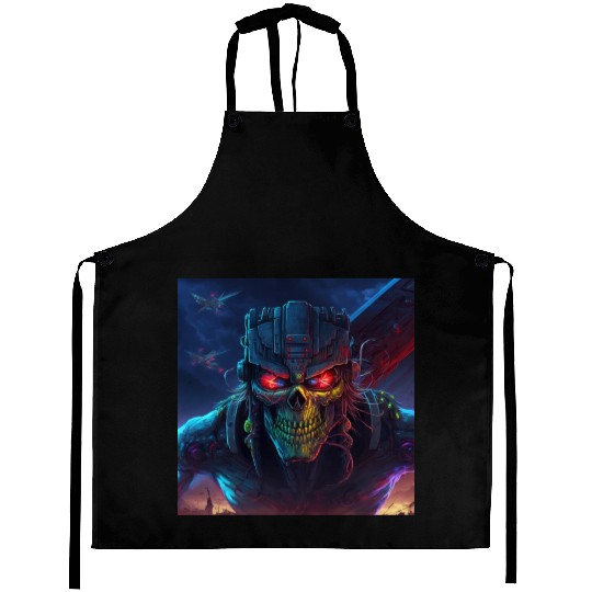 ZOMBIE IRON MAIDEN (version 11) Aprons