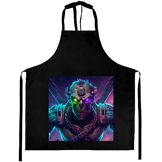 ZOMBIE IRON MAIDEN (Version 10) Aprons