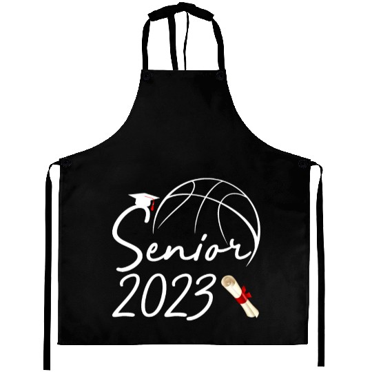 Graduate Senior Class 2023 Graduation Basketball Aprons