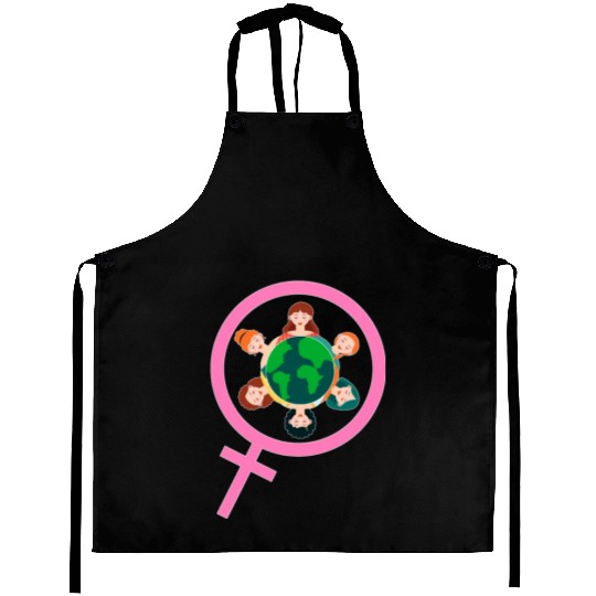 International Women's Day Embrace Equity Aprons
