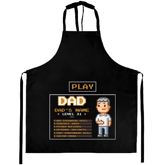 play dad - father's day gift Aprons