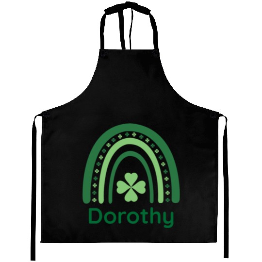 Dorothy Clover Charm Boho Rainbow Aprons