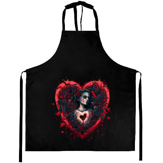 Bloody Valentine Aprons