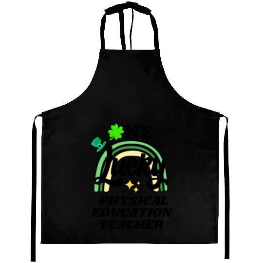 Physical education teacher, St Patrick's Day Gift Aprons
