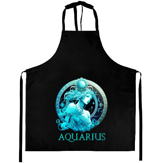 Embrace Your Aquarius Identity: Aquarius Pride Zod Aprons