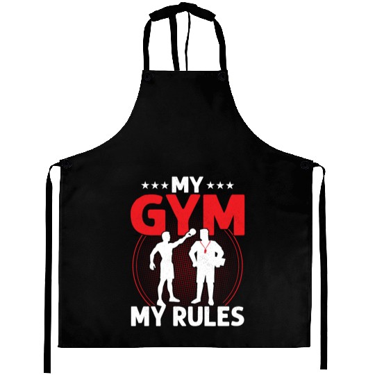 My Gym My Rules Physical Education School Aprons
