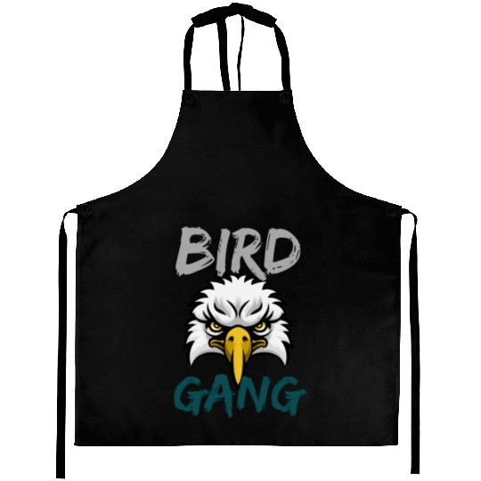 Eagle Bird Gang Funny Philadelphia Aprons