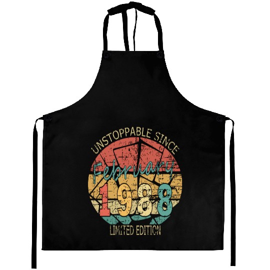 1988 Born Vintage Rose Gift Aprons