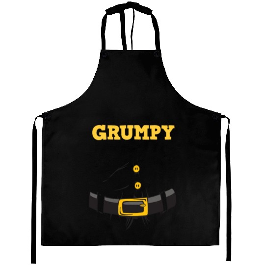 Grumpy Santa Claus - Ugly Christmas Aprons