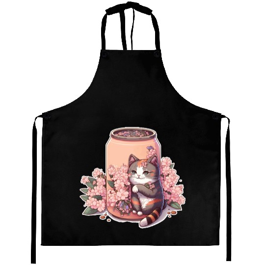 Anime cat Aprons