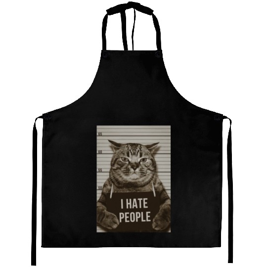 I HATE PEOPLE Aprons