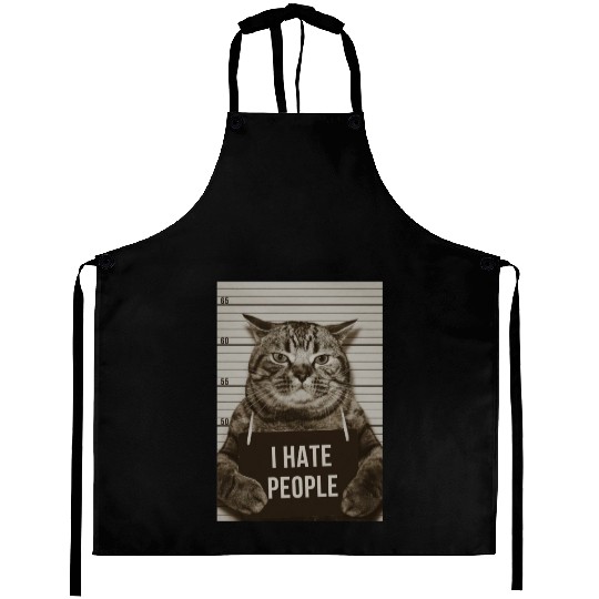 I HATE PEOPLE Aprons