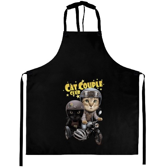 CAT COUPLE CLUB Aprons