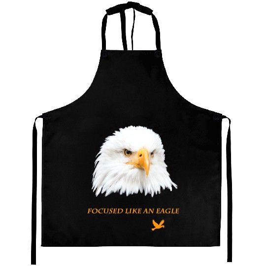 Bald Eagle Gift Idea Focussed like an Eagle Photo Aprons